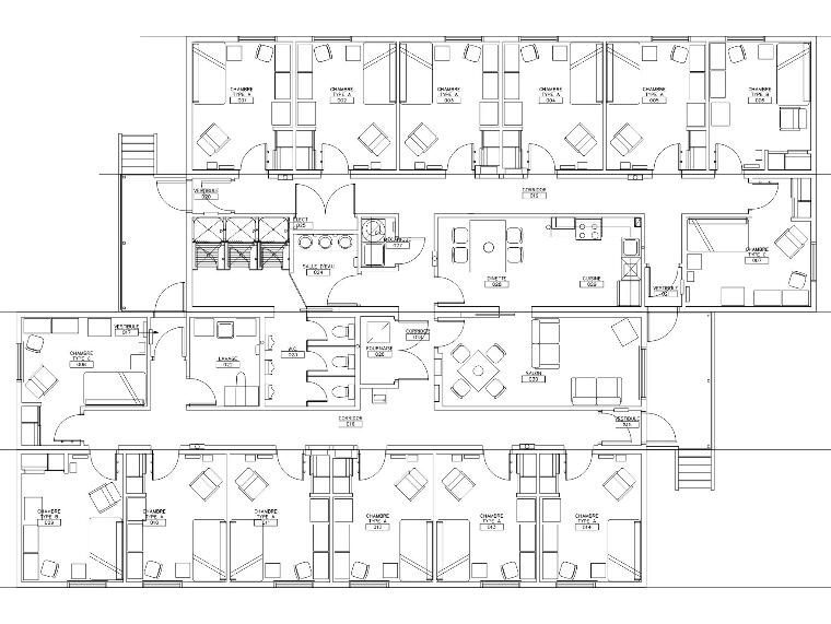 Dortoir 14 chambres - Nouvel Ajout