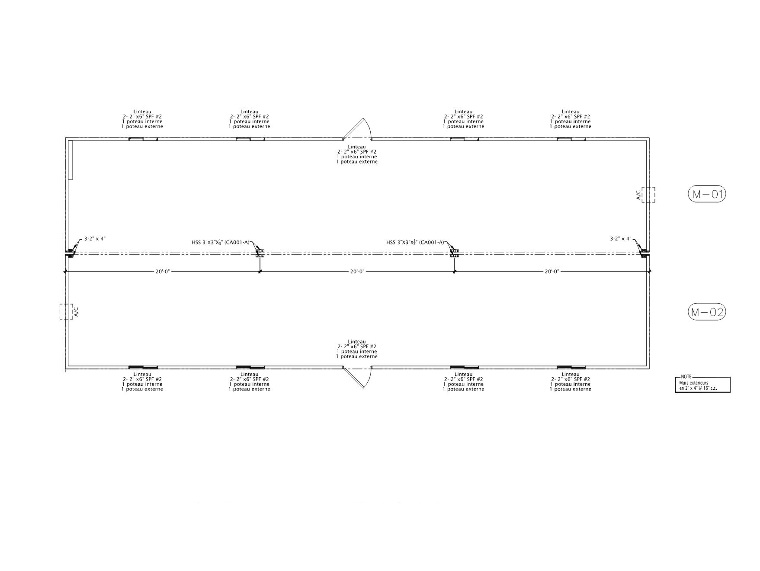 Complexe de bureau 24'x60'